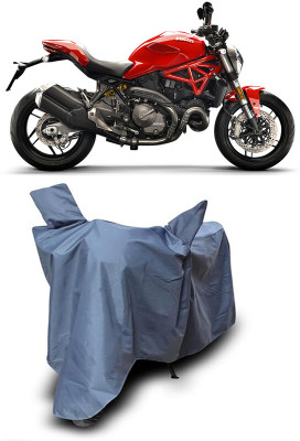 MADAFIYA Waterproof Two Wheeler Cover for Ducati(Monster 821, Grey)