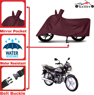 KEDIT Two Wheeler Cover for Hero(Splendor Pro, Maroon)