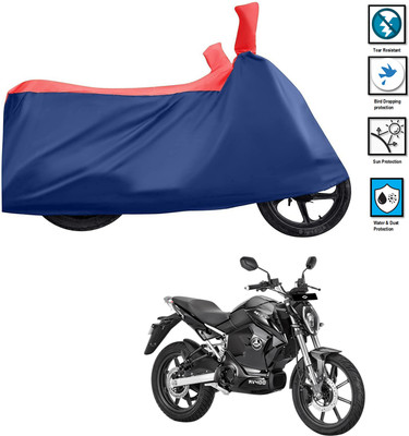 PAGORA Waterproof Two Wheeler Cover for Revolt(RV 300, Red)