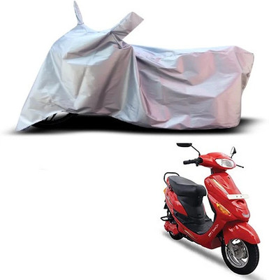 Varnwal E Commerce Waterproof Two Wheeler Cover for Hero(E Sprint, Silver)