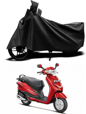 AASHTIK MART Two Wheeler Cover for Hero(Duet, Black)