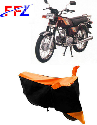 FFZ Waterproof Two Wheeler Cover for Honda(CD 100 SS, Black, Orange)
