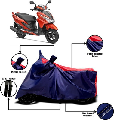 DeepShakshi AUTOMOTIVE Two Wheeler Cover for Honda(Grazia, Red, Blue)