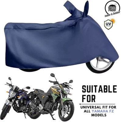 MADAFIYA Waterproof Two Wheeler Cover for Yamaha(FZ, Blue)