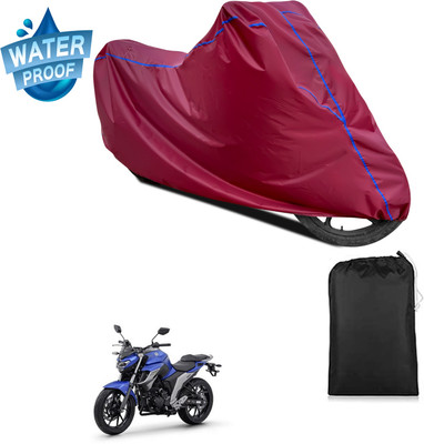 PAGORA Waterproof Two Wheeler Cover for Yamaha(Fazer, Maroon)