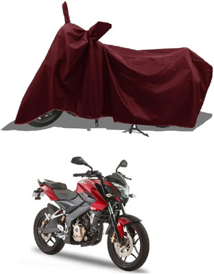DeepShakshi AUTOMOTIVE Waterproof Two Wheeler Cover for Bajaj(Pulsar 125 Neon, Maroon)