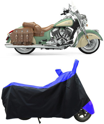 Coxtor Waterproof Two Wheeler Cover for Indian(Chief Vintage, Blue)