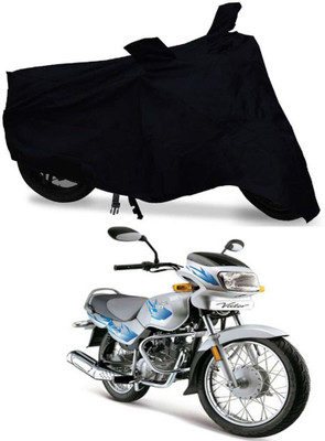 DeepShakshi AUTOMOTIVE Two Wheeler Cover for TVS(Fiero F2, Black)