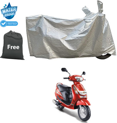CODOKI Waterproof Two Wheeler Cover for Mahindra(Duro, Silver)