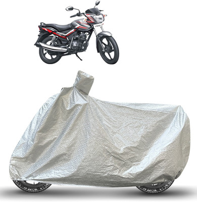 Caronix Waterproof Two Wheeler Cover for TVS(Star City, Silver)