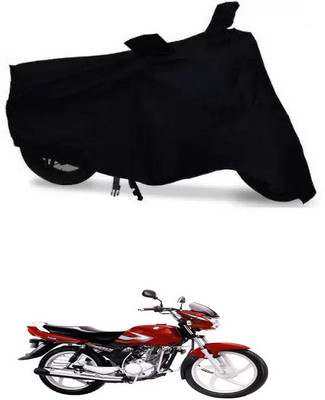 THE REAL ARV Waterproof Two Wheeler Cover for Suzuki(Heat, Black)