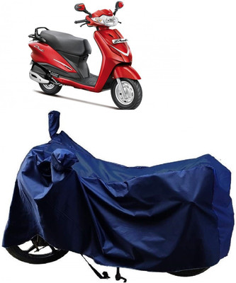 MMSSTAR Waterproof Two Wheeler Cover for Hero(Duet LX 110CC, Blue)