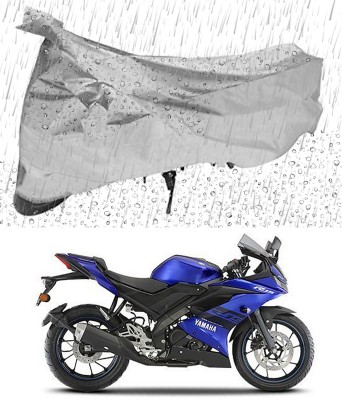 RRZ Two Wheeler Cover for Yamaha(YZF R15 V3, Silver)