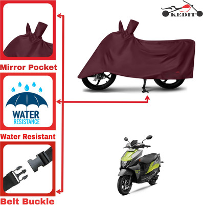 KEDIT Two Wheeler Cover for Suzuki(Avenis 125, Maroon)