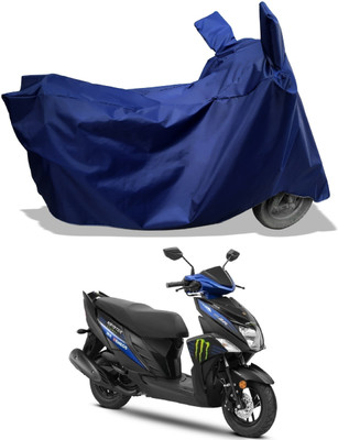 Amexride Two Wheeler Cover for Yamaha(Ray ZR BS6, Blue)