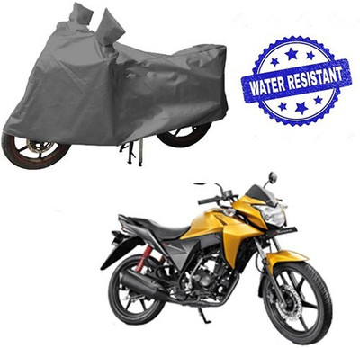 DeepShakshi AUTOMOTIVE Waterproof Two Wheeler Cover for Honda(CB Twister, Grey)