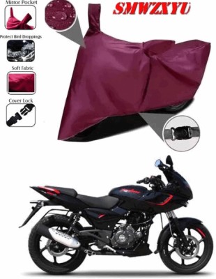 smwzxyu Waterproof Two Wheeler Cover for Bajaj(Pulsar 180 DTS-i, Maroon)