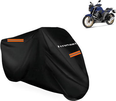 Horseyaart Waterproof Two Wheeler Cover for Yamaha(Fazer-250 BS6, Black)