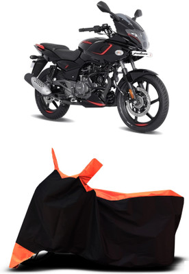 VESMEI Two Wheeler Cover for Bajaj(Pulsar 180F BS6, Orange)