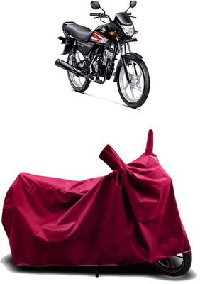 KEDIT Two Wheeler Cover for Honda(CD 110 Dream, Maroon)