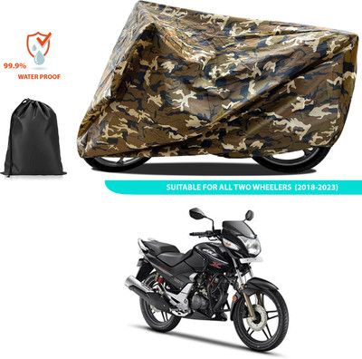 CODOKI Two Wheeler Cover for Hero(CBZ, Yellow)