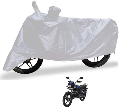 MOCKHE Waterproof Two Wheeler Cover for Hero(Splendor Plus, Silver)