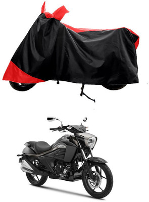 GROFATIK Two Wheeler Cover for Suzuki(intruder 150, Red)