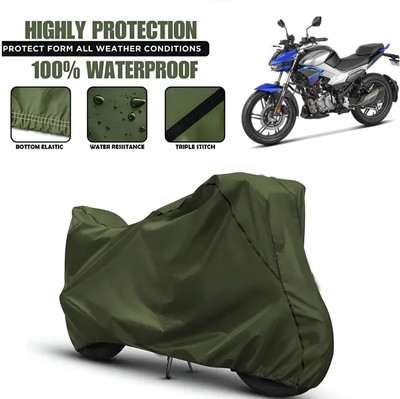 Starvin Waterproof Two Wheeler Cover for Hero(Xtreme, Green, Black)