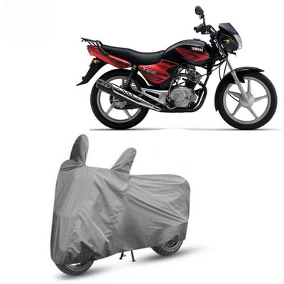 DeepShakshi AUTOMOTIVE Waterproof Two Wheeler Cover for Yamaha(YBR 110, Grey)
