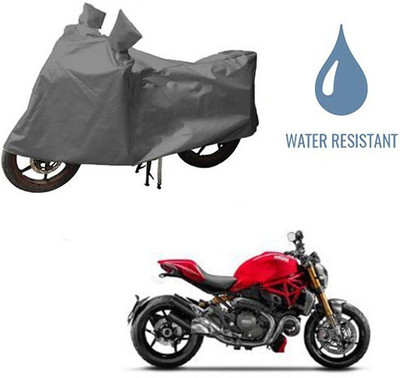 DeepShakshi AUTOMOTIVE Waterproof Two Wheeler Cover for Ducati(Monster 795, Grey)