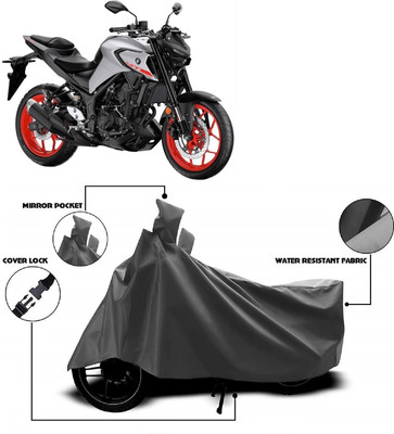 MMSSTAR Waterproof Two Wheeler Cover for Yamaha(MT-03, Grey)