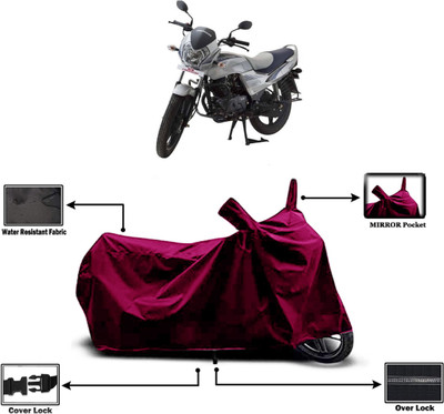 Amexride Two Wheeler Cover for LML(Freedom DX, Maroon)
