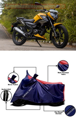 gurukul mart Waterproof Two Wheeler Cover for TVS(Apache, Black)
