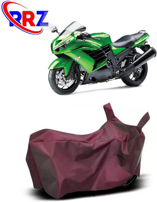 RRZ Waterproof Two Wheeler Cover for Kawasaki(Ninja ZX 14R, Maroon)