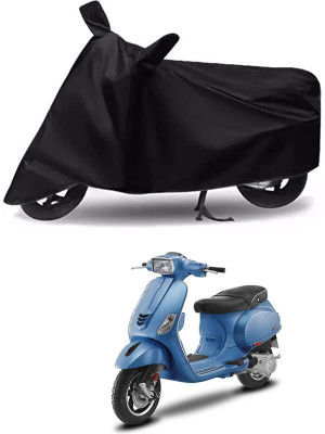 AASHTIK MART Two Wheeler Cover for Vespa(SXL 150 BS6 BS6, Black)