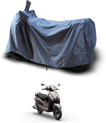 GOSHIV-car and bike accessories Waterproof Two Wheeler Cover for Suzuki(Access 125, Grey)