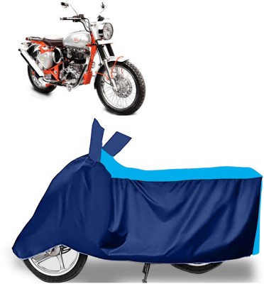 AUTO PEARL Two Wheeler Cover for Royal Enfield(Bullet Trials 350, Blue)