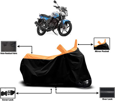 Amexride Two Wheeler Cover for Yamaha(SZ-RR V, Orange)