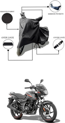 MMSSTAR Waterproof Two Wheeler Cover for Bajaj(Pulsar 125, Black)