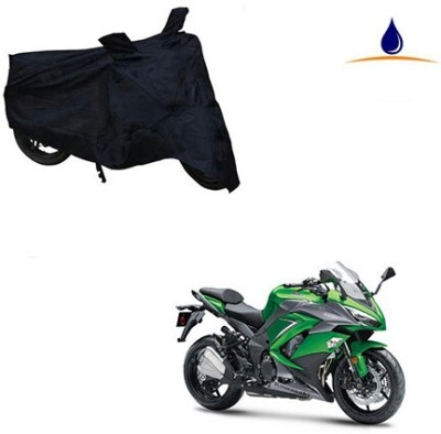 MMSSTAR Waterproof Two Wheeler Cover for Kawasaki(Ninja 1000, Black)