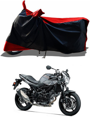 DeepShakshi AUTOMOTIVE Waterproof Two Wheeler Cover for Suzuki(SV 650 BS6, Red)