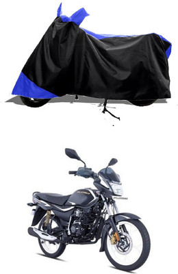 GROFATIK Two Wheeler Cover for Bajaj(Platina 110 H-Gear BS6, Blue)