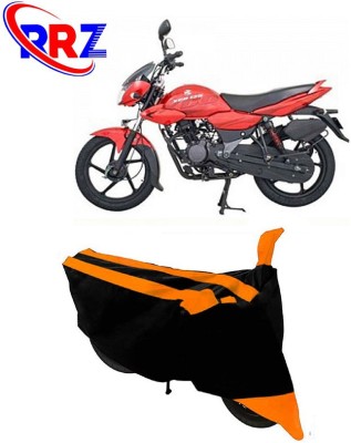 RRZ Waterproof Two Wheeler Cover for Bajaj(XCD 135, Black, Orange)