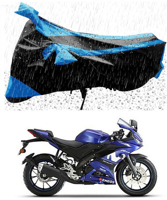 Mdstar Waterproof Two Wheeler Cover for Yamaha(Monster, Blue, Black)