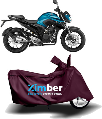 THE REAL ARV Two Wheeler Cover for Yamaha(FZ25, Maroon)