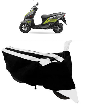 ABORDABLE Two Wheeler Cover for Suzuki(Avenis 125, Black, White)
