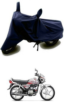 THE REAL ARV Waterproof Two Wheeler Cover for Hero(HF Deluxe, Blue)