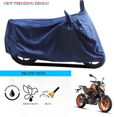 ANTHUB Waterproof Two Wheeler Cover for KTM(Duke 200, Blue)
