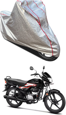 PAGORA Waterproof Two Wheeler Cover for Hero(CD deluxe, Silver)