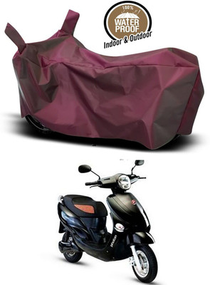 DeepShakshi AUTOMOTIVE Two Wheeler Cover for Hero(Electric Photon BS6, Maroon)